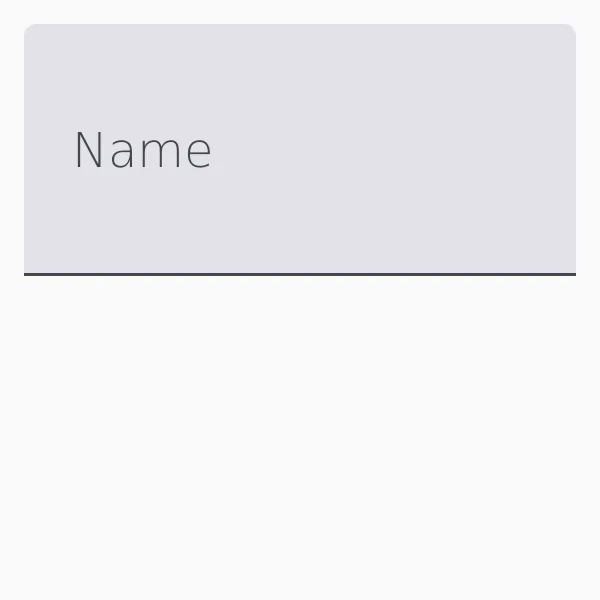 TextField example